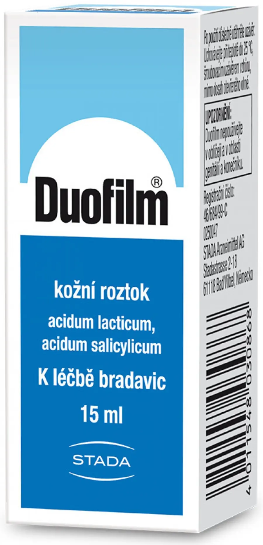 Duofilm 167mg/g+167mg/g kožní podání roztok 15 ml | Alphega.cz