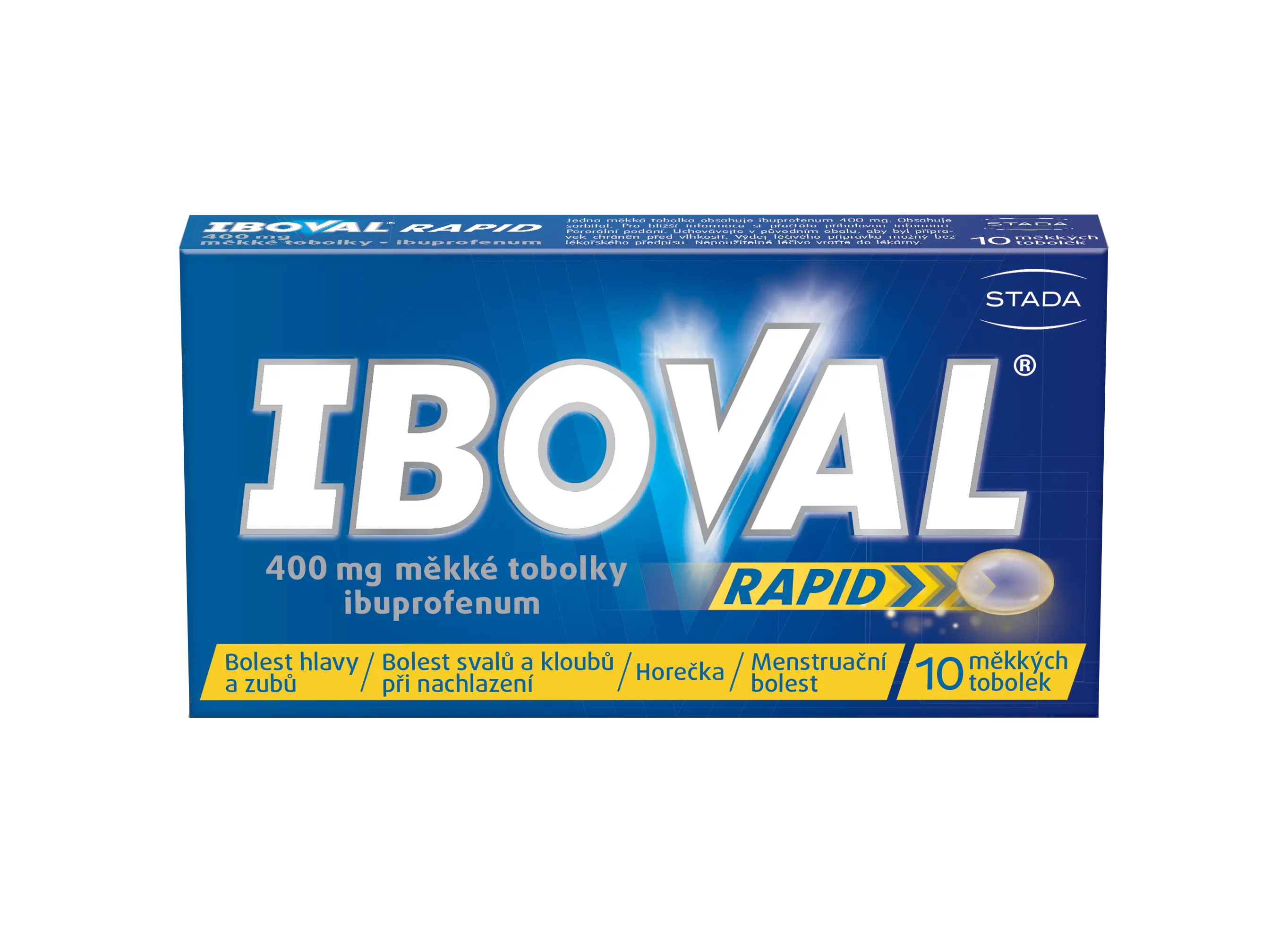 IBOVAL RAPID 400MG CPS MOL 10