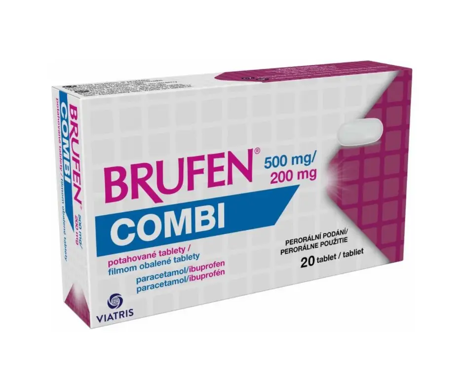 BRUFEN COMBI 00MG/200MG TBL FLM 20