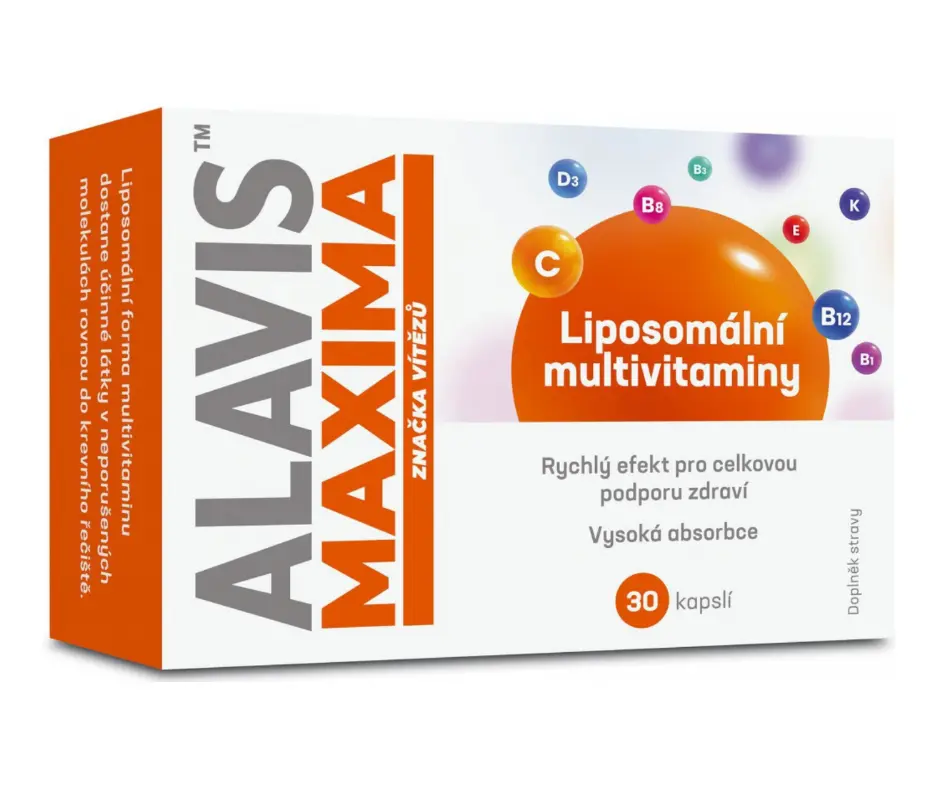 Alavis MAXIMA Liposomální multivitaminy 30 kapslí