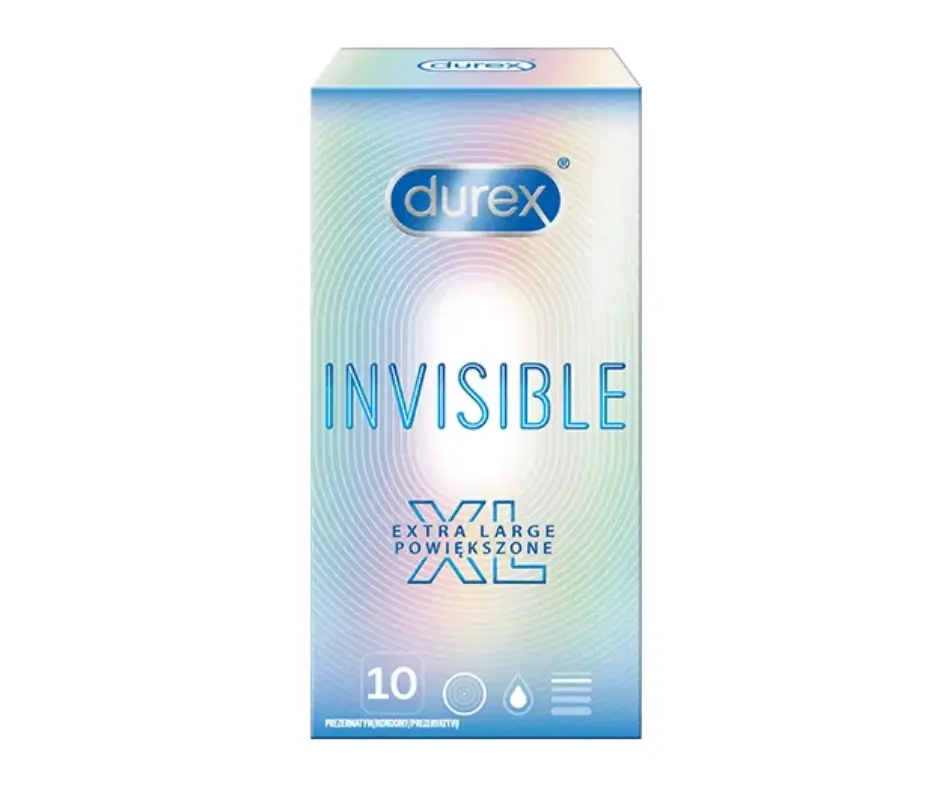 Durex Invisible XL 10 ks