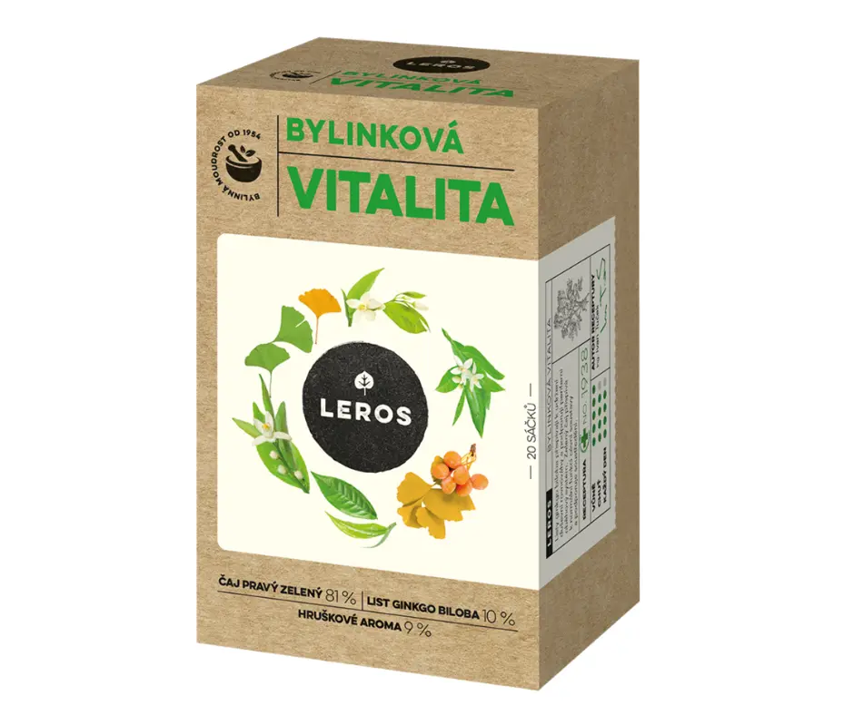 LEROS bylinková vitalita 20 x 2 g