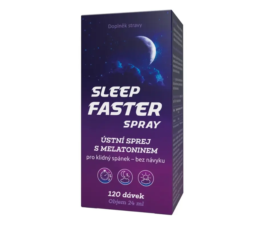 Sleep Faster ústní sprej s melatoninem 24 ml