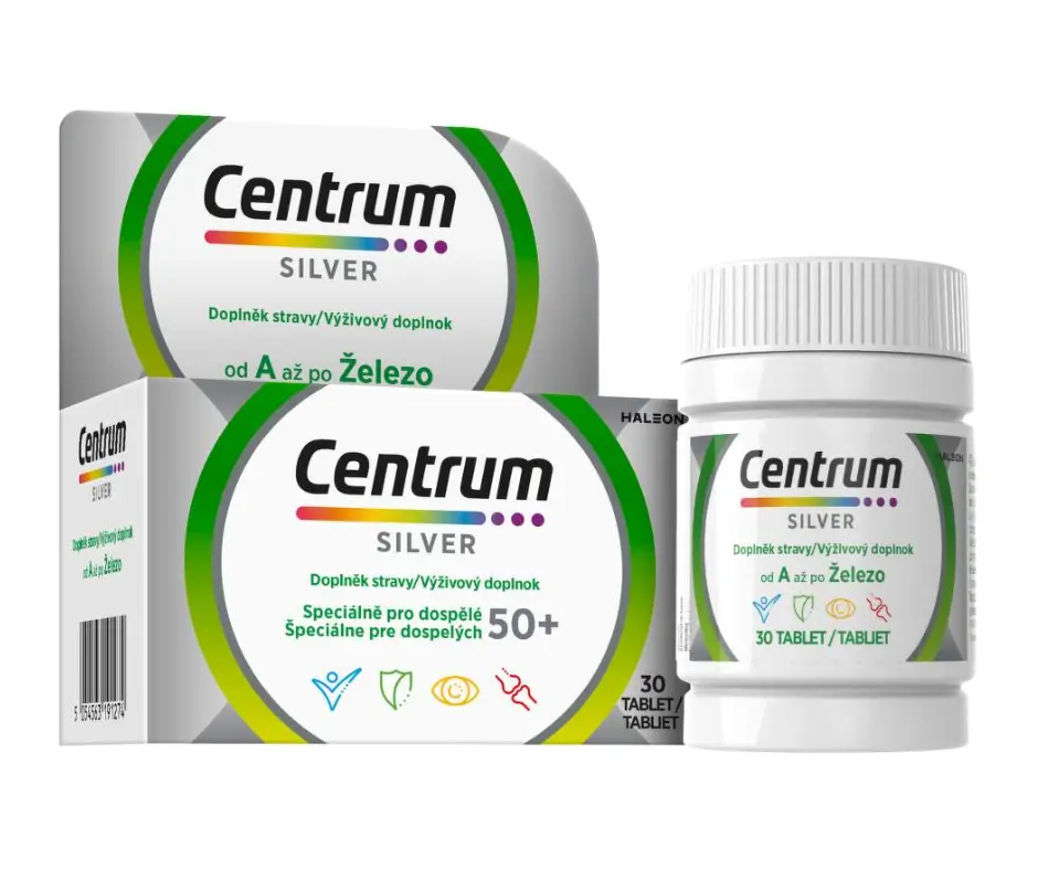 Centrum Multivitamín Silver 50+ 30 tablet