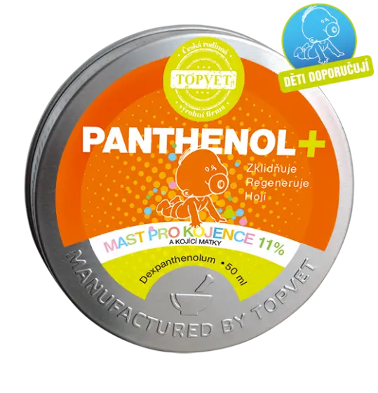 Topvet Panthenol+ mast pro kojence 11% 50 ml