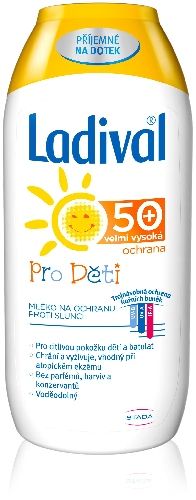 Ladival mléko na opalování pro děti SPF50 200 ml