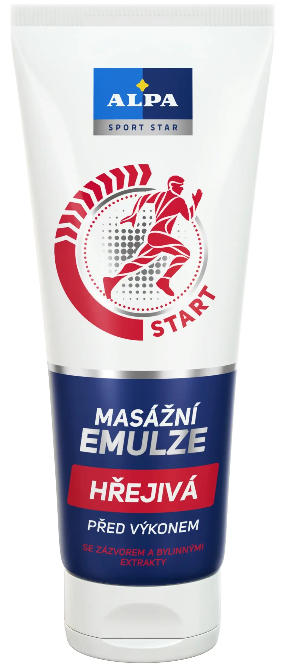 Alpa masážní emulze hřejivá 210 ml