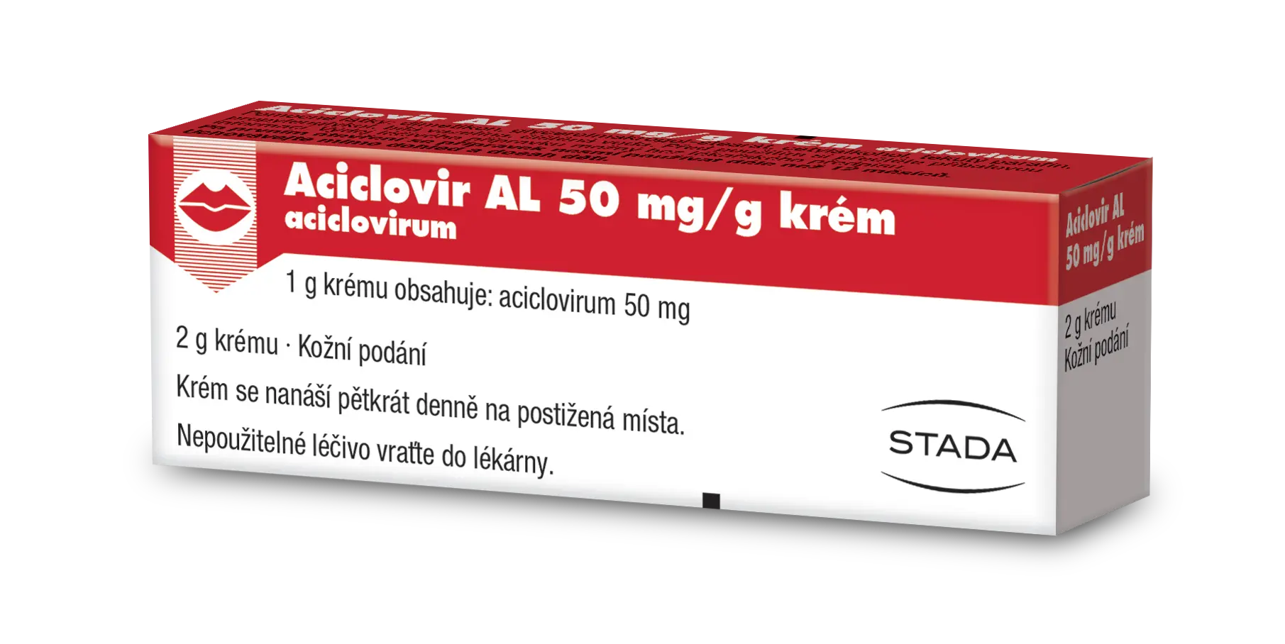 Aciclovir AL krém 50 mg/g crm.2 g