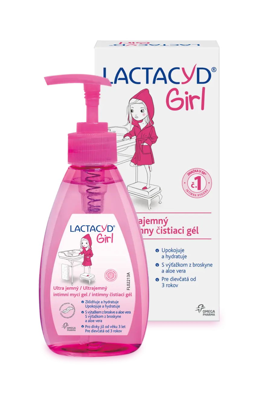 Lactacyd Girl ultra jemný intimní mycí gel 200 ml
