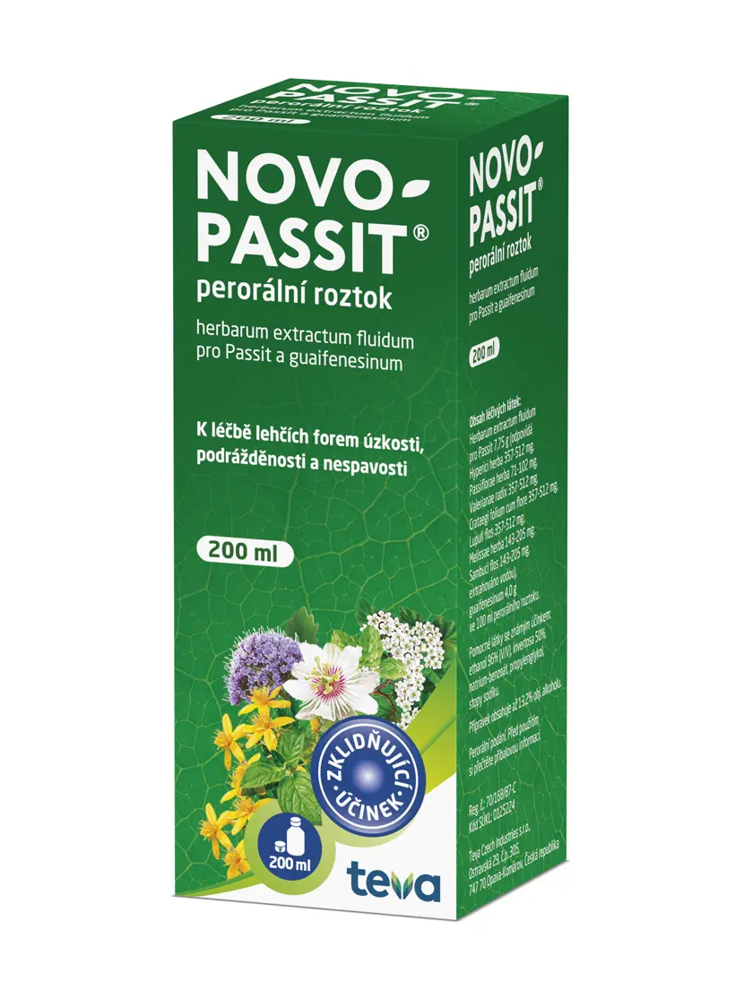 Novo-Passit por.sol.200 ml x 40 mg/77,5 mg/ml