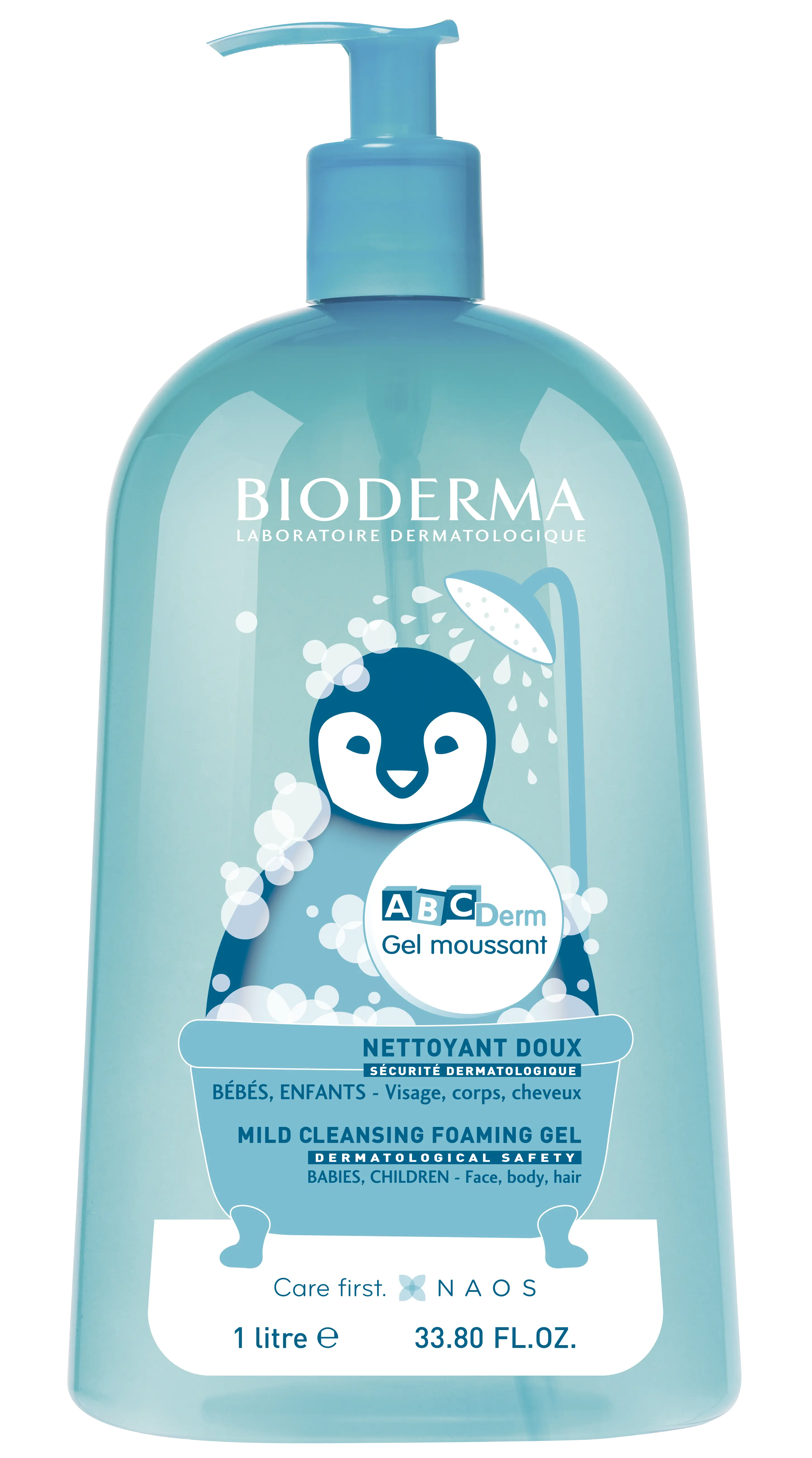 Bioderma ABCDerm Moussant čistící pěnivý gel 1000 ml