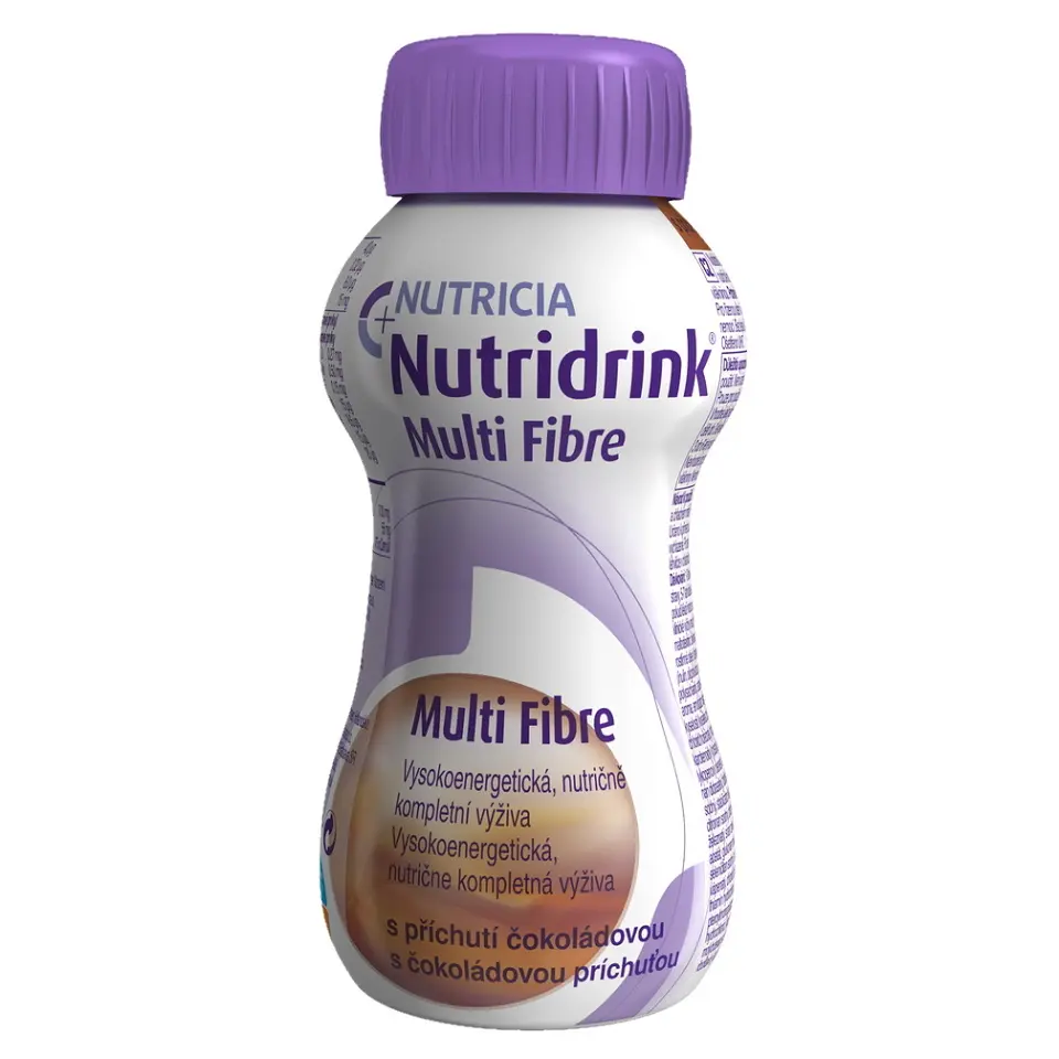 Nutridrink Multi Fibre s příchutí čokoládovou por.sol. 1 x 200 ml