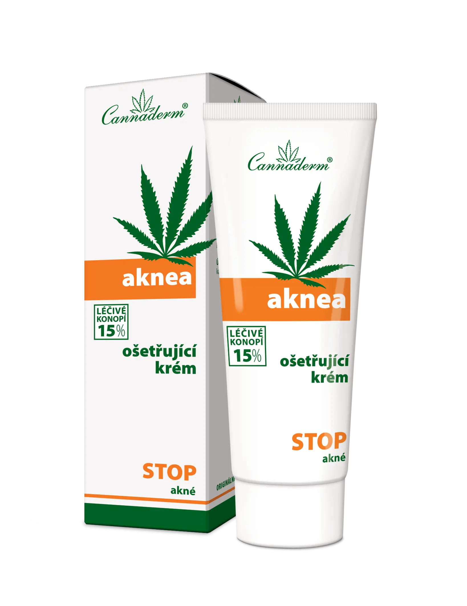 Cannaderm Aknea konopný ošetřující krém 75 g