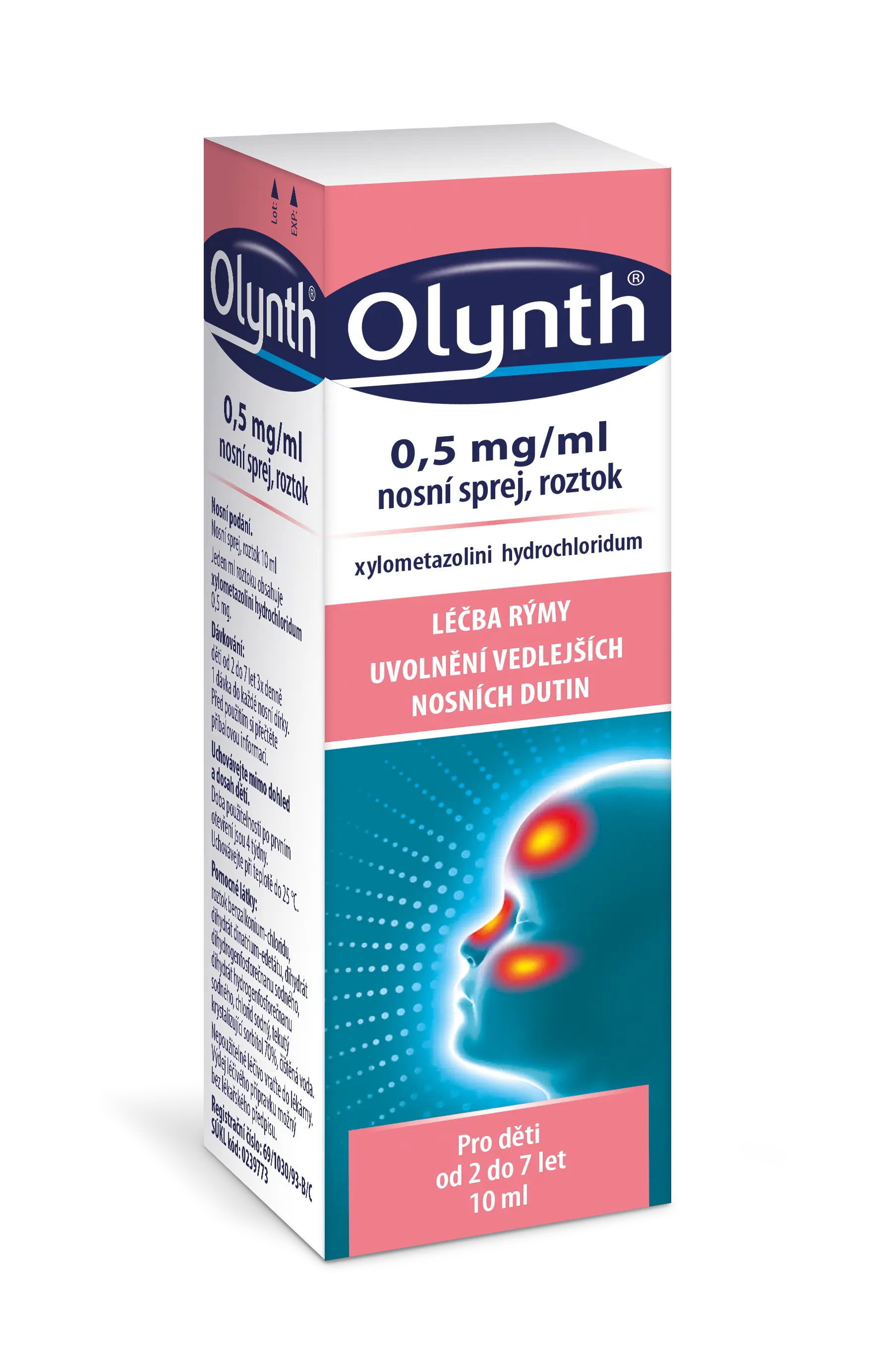 Olynth 0,05% 0,5 mg/ml nas.spr.sol 1 x 10 ml