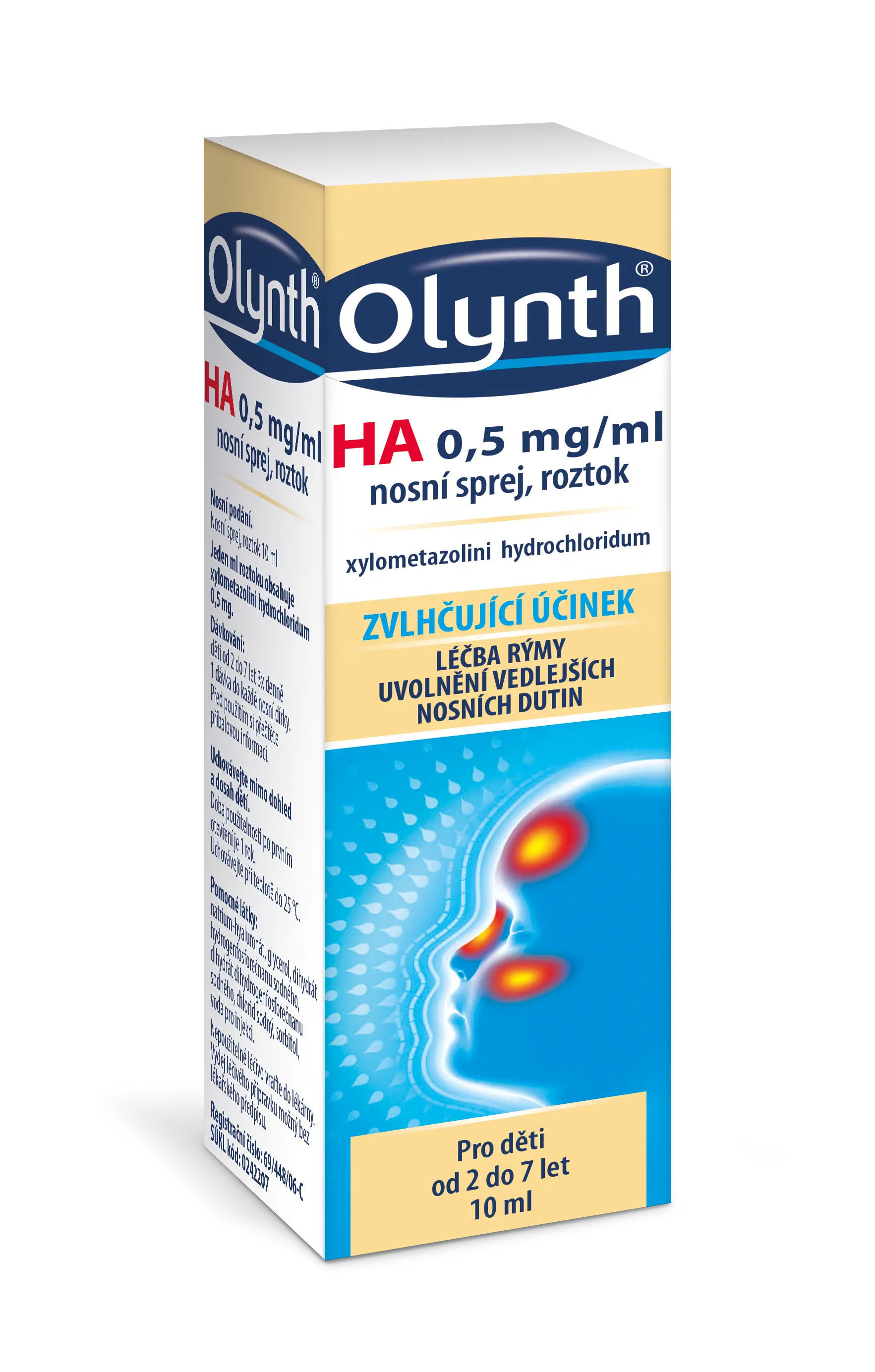 Olynth® HA 0,5 mg/ml, nosní sprej, roztok 10 ml