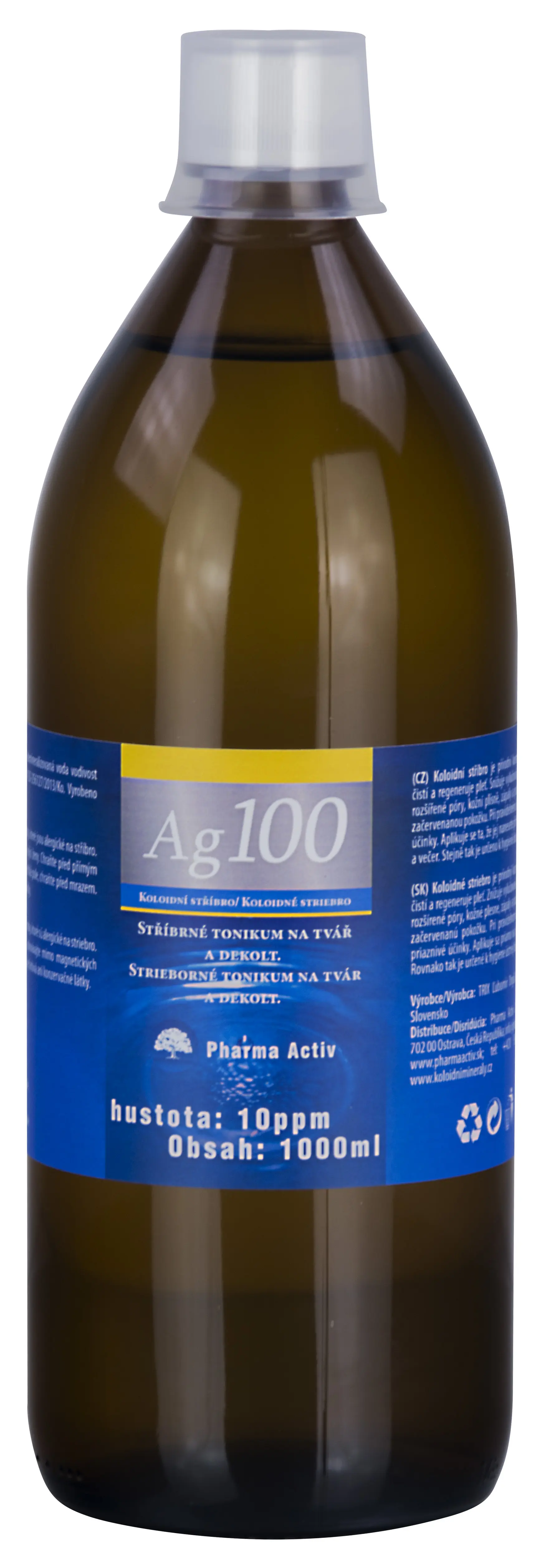 Pharma Activ Koloidní stříbro Ag100 10ppm 1000ml