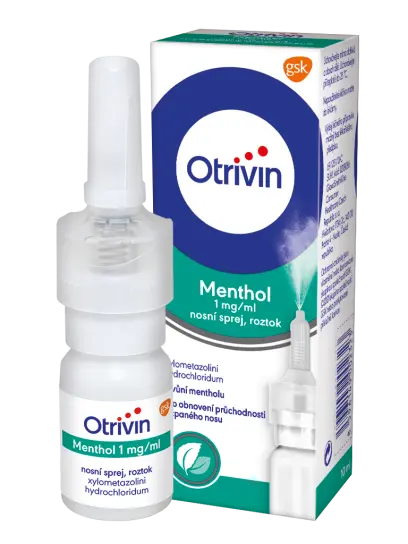 Otrivin Menthol 1 mg/ml nosní sprej roztok 10ml