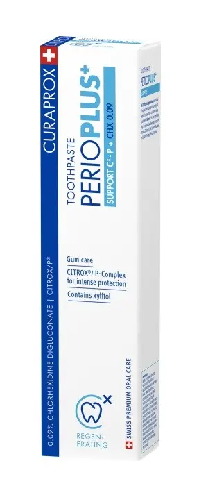 Curaprox Perio Plus Support CHX 0,09% zubní pasta 75 ml