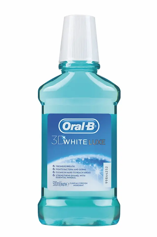 Oral B ústní voda 3D White LUXE 500 ml