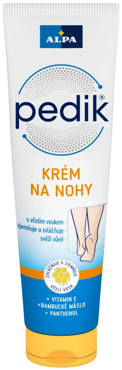 Pedik krém na nohy se včelím voskem 100 ml