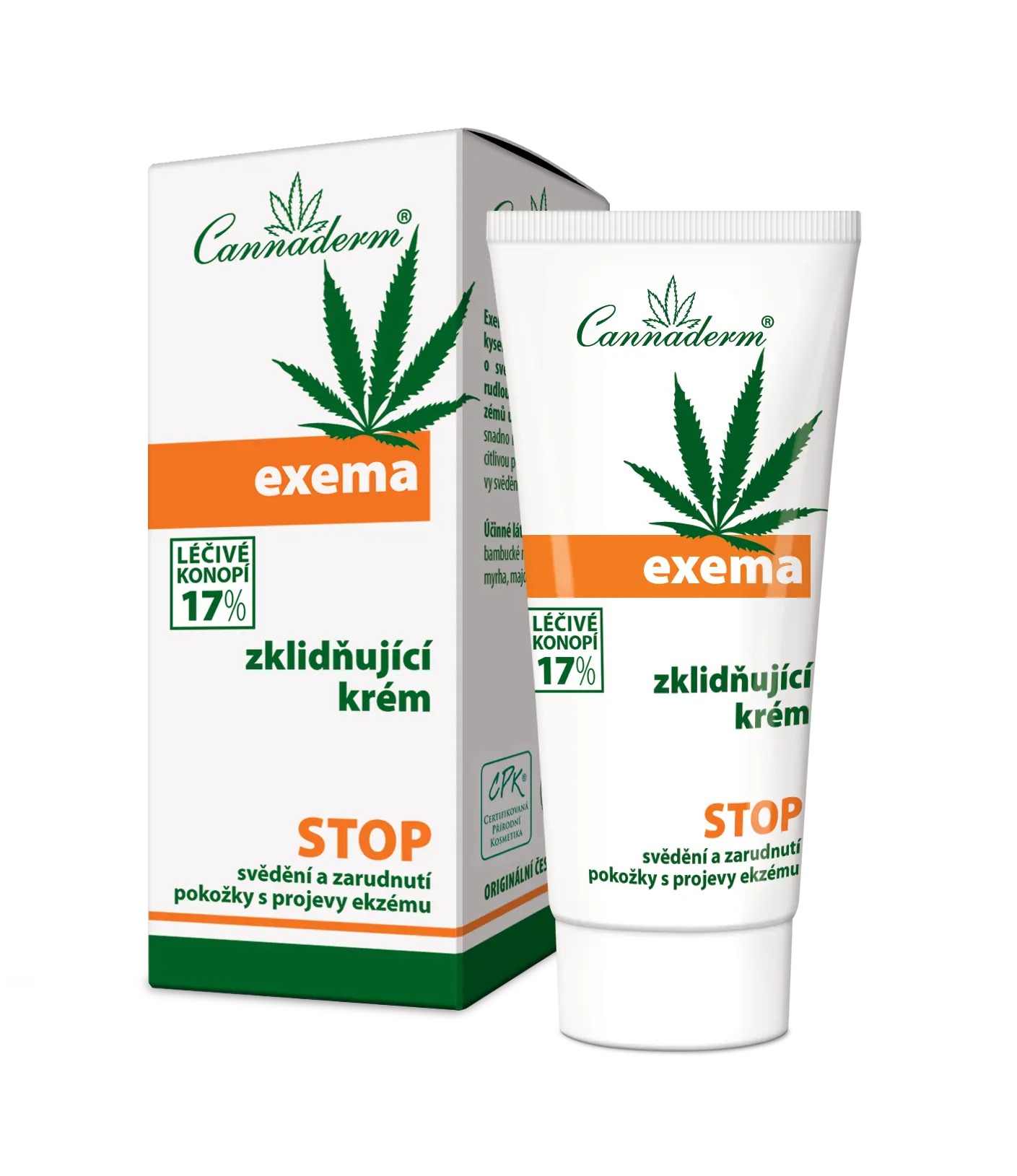 Cannaderm Exema zklidňující krém přípravek na ekzémy 50 g
