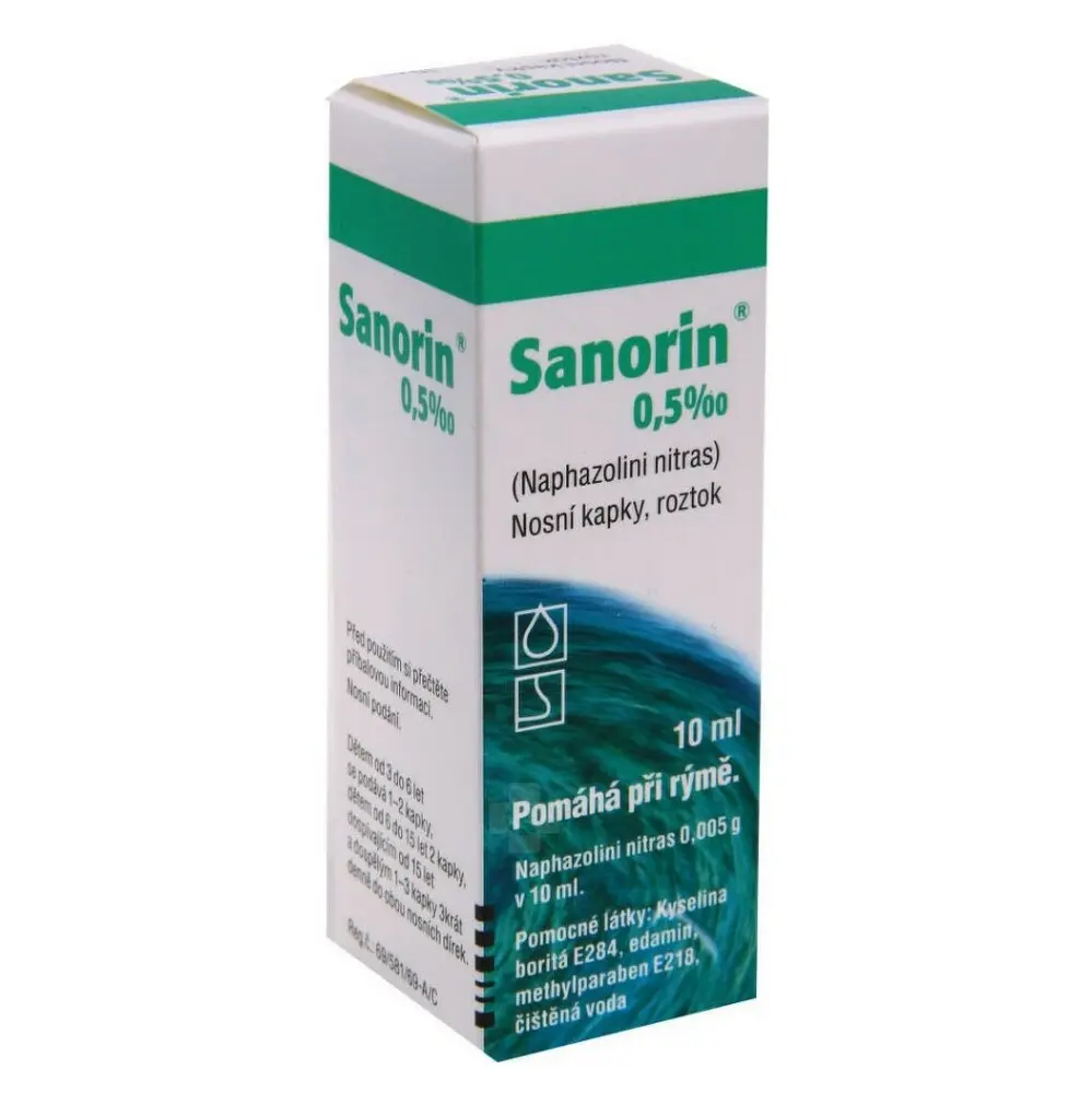 Sanorin 0,5PM 0,5 mg/ml nas.gtt.sol. 1 x 10 ml