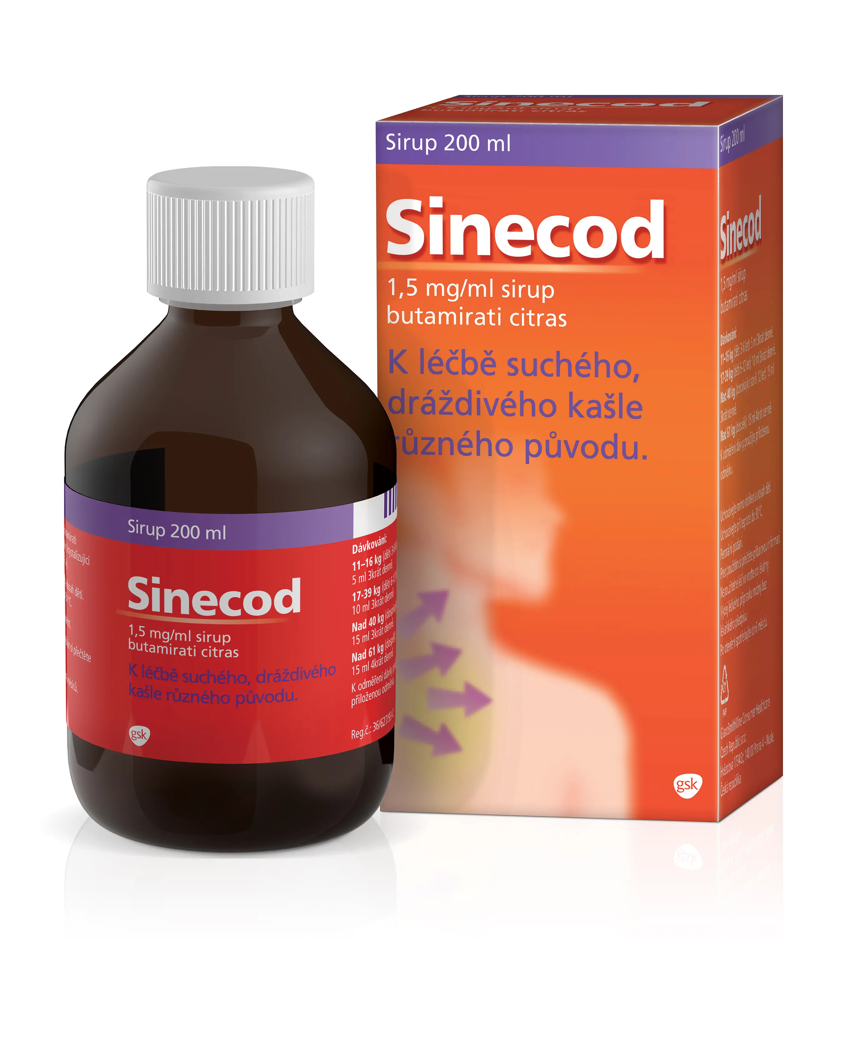 Sinecod 1,5 mg/ml sir.200 ml