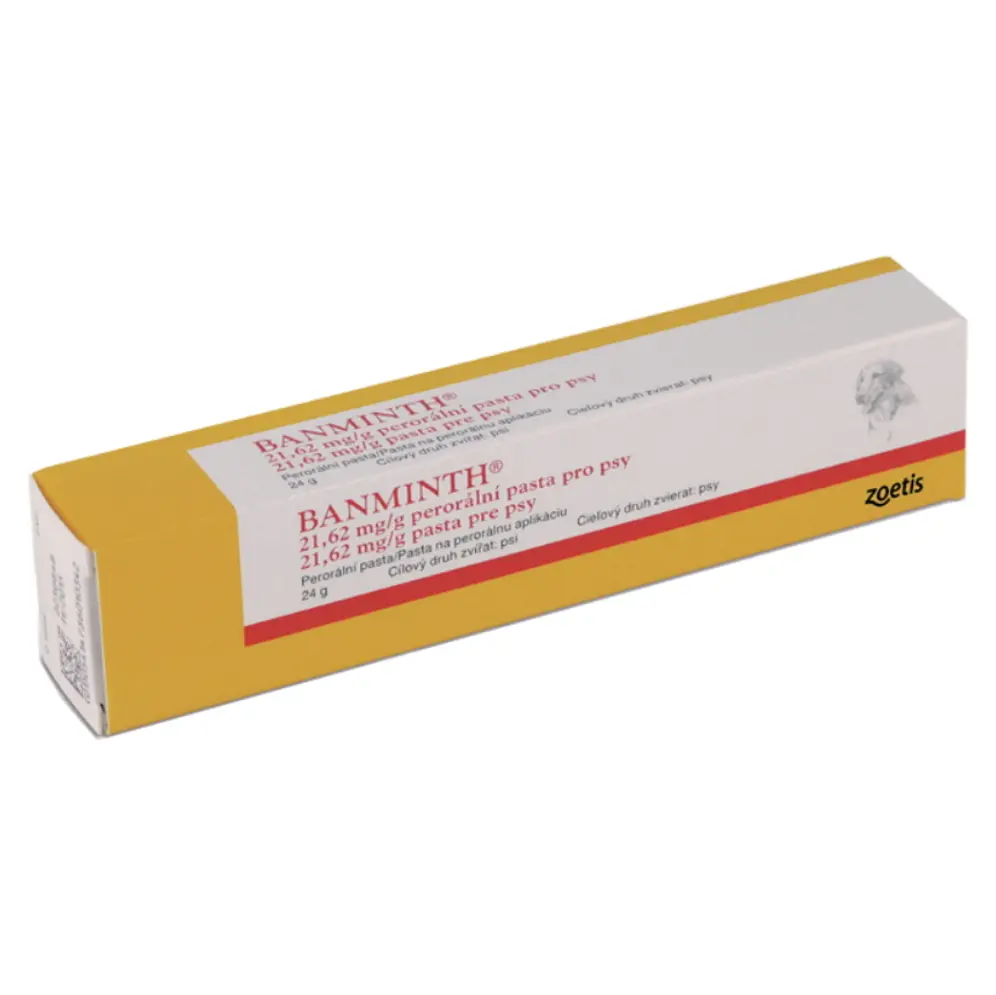 Banminth perorální pasta 21,62 mg / g 24 g