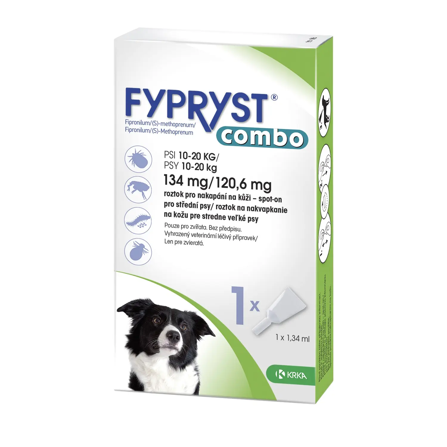 Fypryst Combo Spot-on Dog M 10-20 kg 1 x 1,34 ml