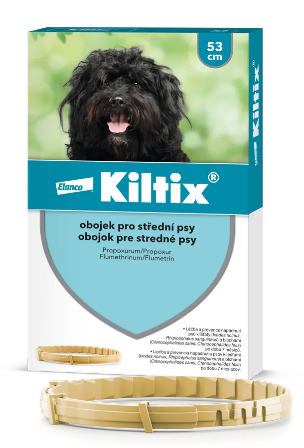 Kiltix Antiparazitní obojek 53 cm