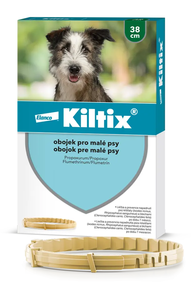 Kiltix Antiparazitní obojek 38 cm