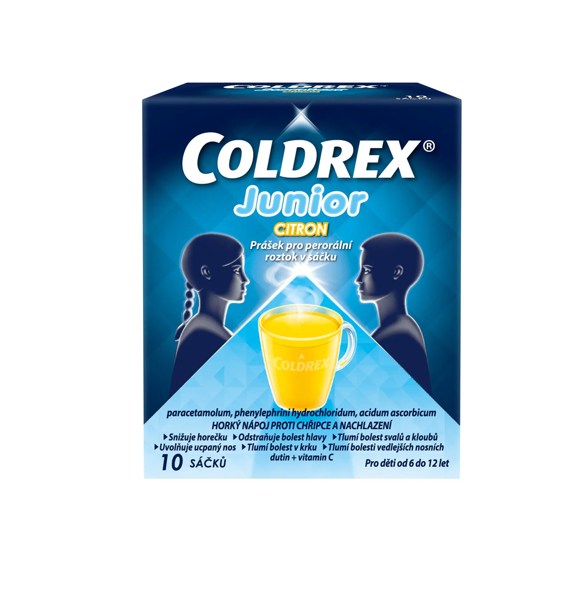 Coldrex Junior citron por.plv.sol.scc.10