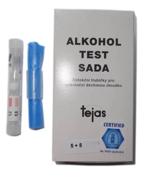 TEJAS Alkoholtest sada 5 ks