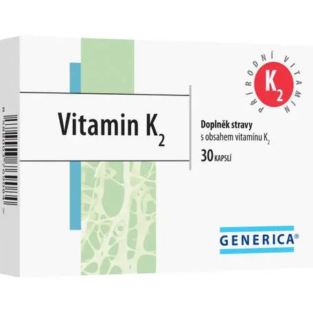 Generica Vitamin K2 30 kapslí