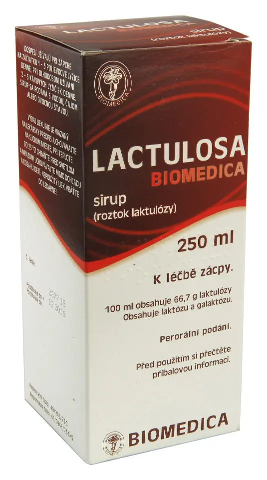 Lactulosa Biomedica por.sir.250 ml 50%