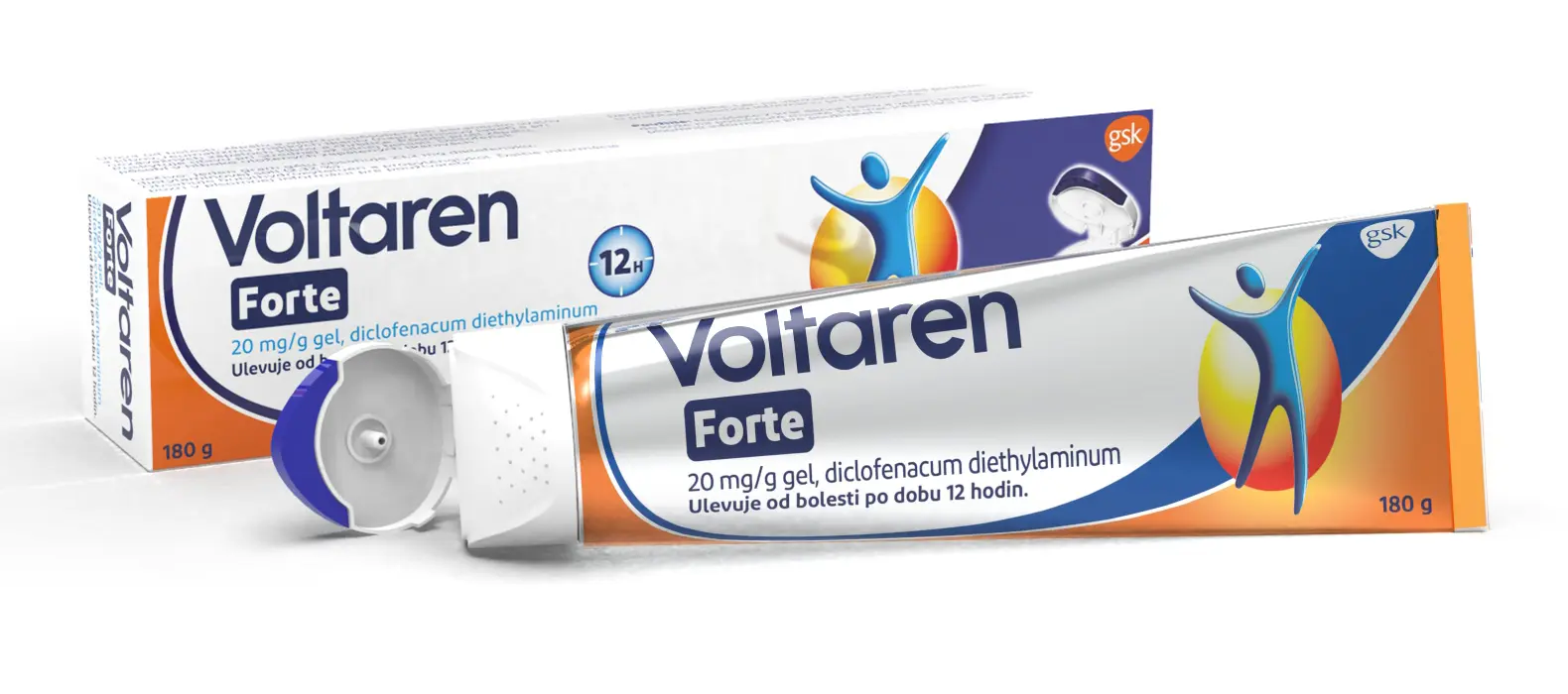 Voltaren Forte 20 mg/g.gel.180 g