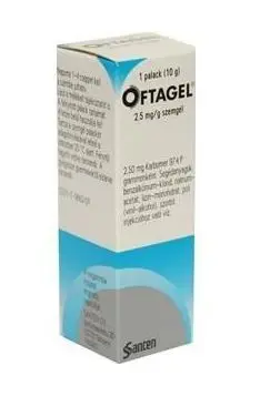 Oftagel 2,5 mg/g oph.gel.10 g