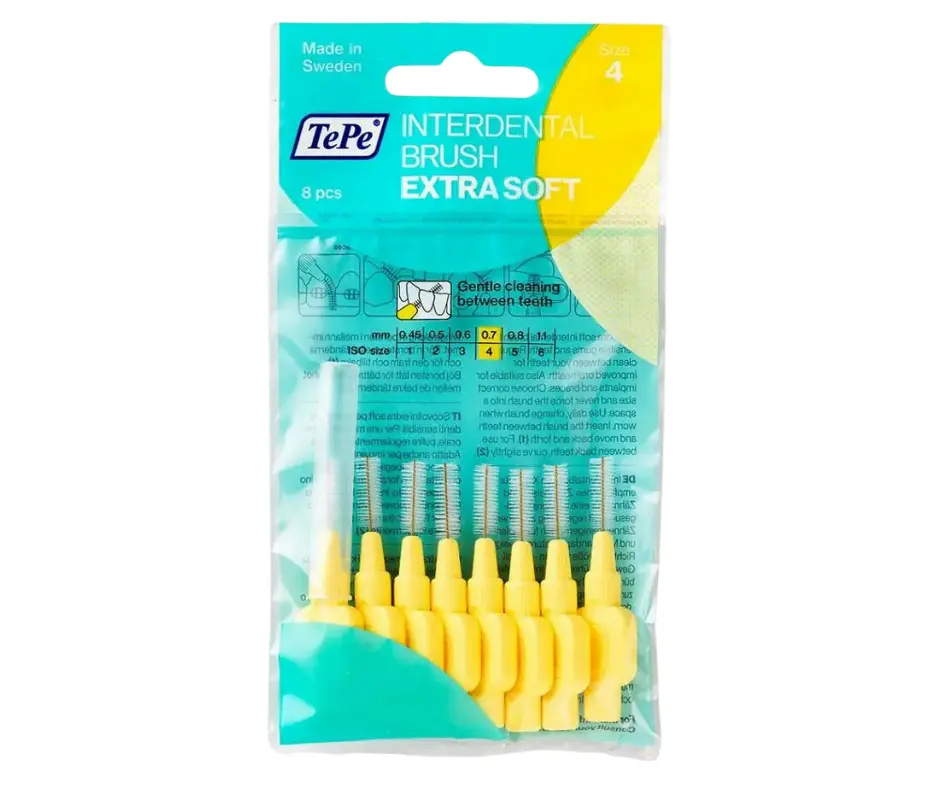 TePe mezizubní kartáčky ExtraSoft žluté 0,7 mm 8 ks