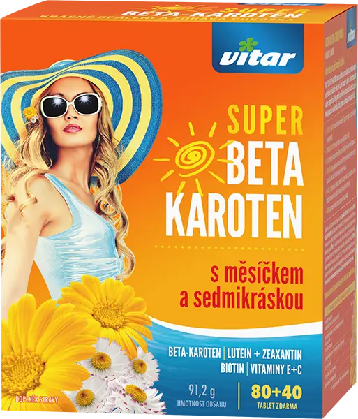 Revital Super Beta-karoroten měsíček + sedmikráska 120 tablet