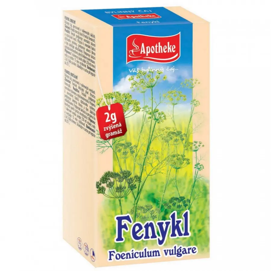 Apotheke Fenykl obecný čaj 20 x 2 g