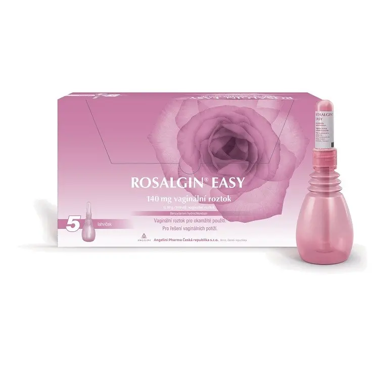 Rosalgin Easy 140 mg vaginální roztok vag.sol. 5 x 140 ml