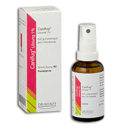 Canifug-Lösung 1% drm.spr.sol. 1 x 30 ml