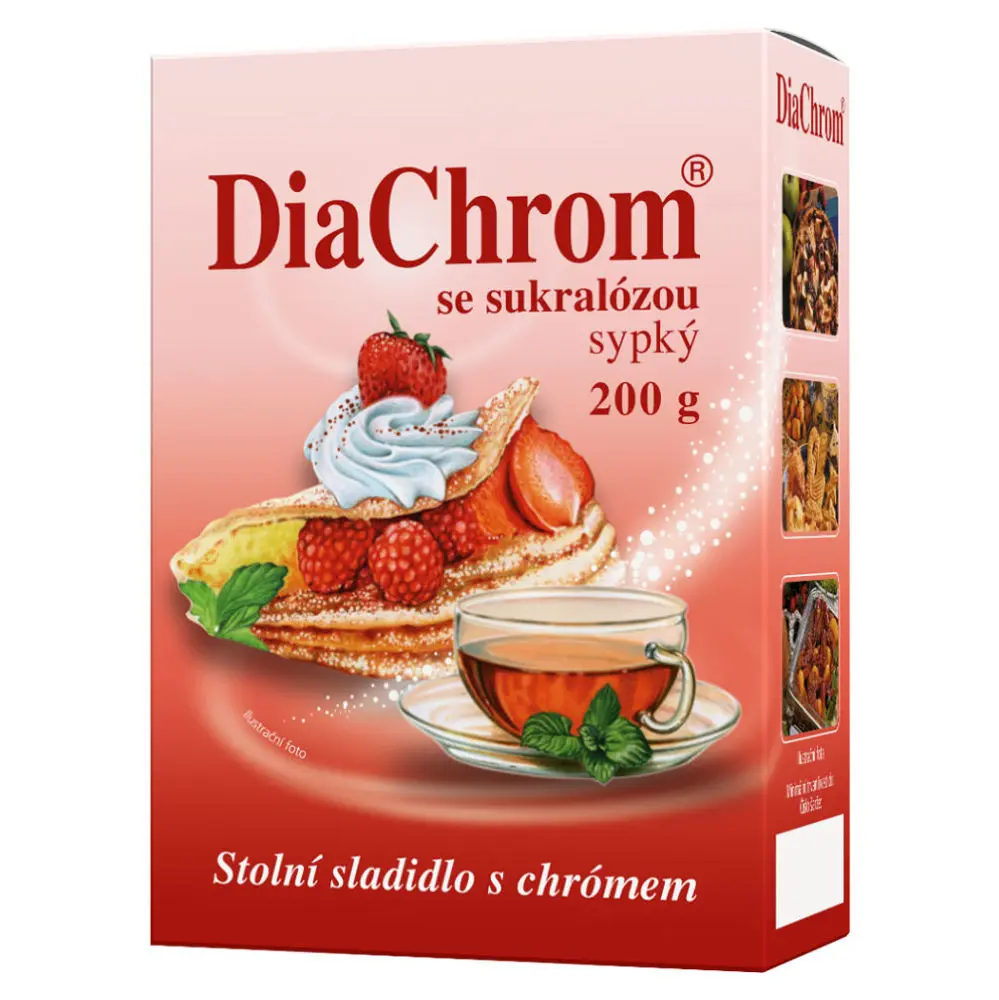 DiaChrom se sukralózou sypký nízkokalor.sladidlo 200 g