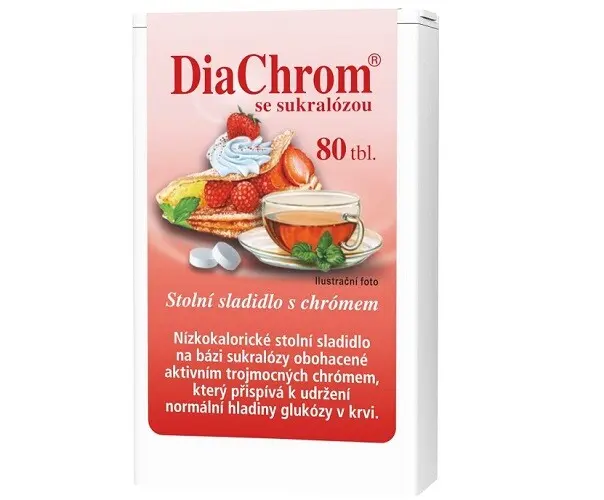 DiaChrom se sukralózou 80 tablet