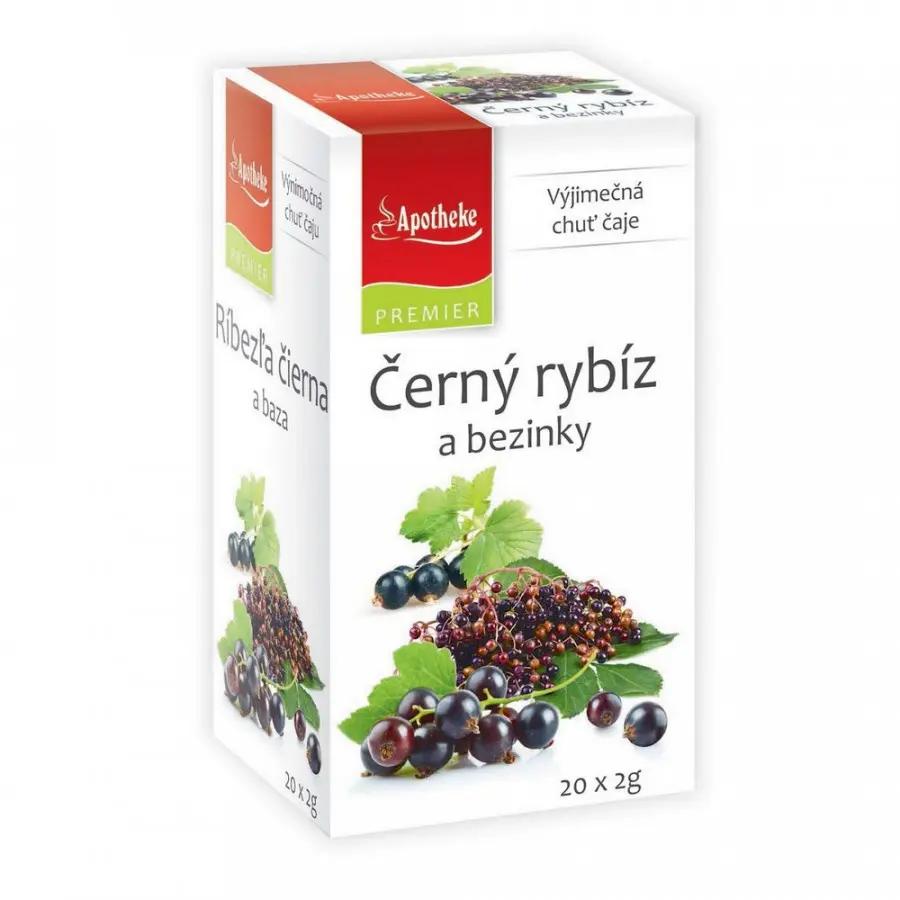 Apotheke Černý rybíz a bezinky 20 x 2 g