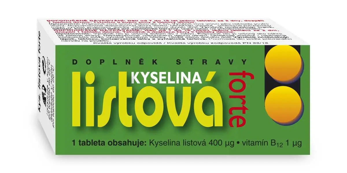 Naturvita Kyselina listová Forte 60 tablet