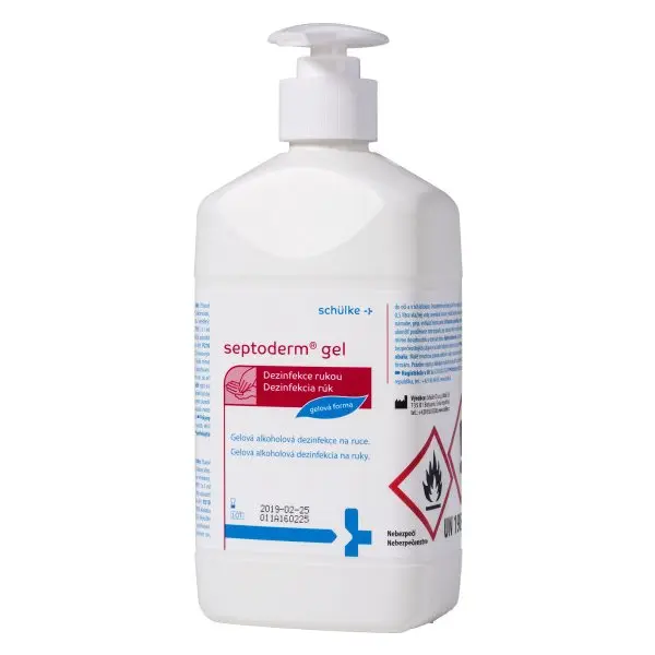 Septoderm gel dezinfekce na ruce s dávkovačem 500 ml