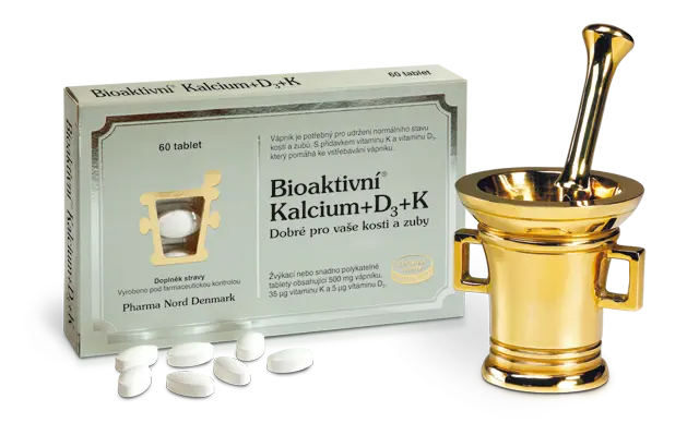 Pharma Nord Bioaktivní Kalcium+D3+K 60 tablet