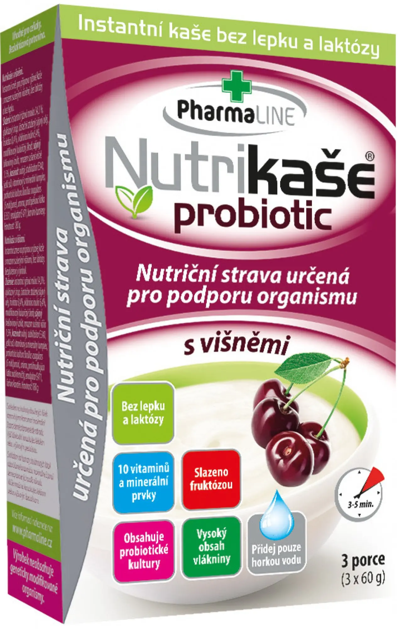 Nutrikaše probiotic s višněmi 180 g