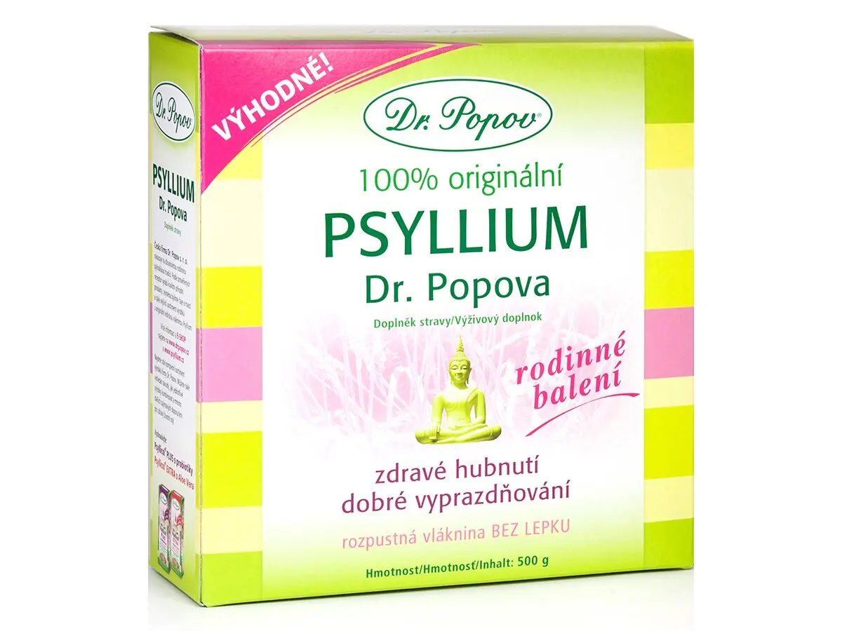 Dr. Popov Vláknina Psyllium 500 g